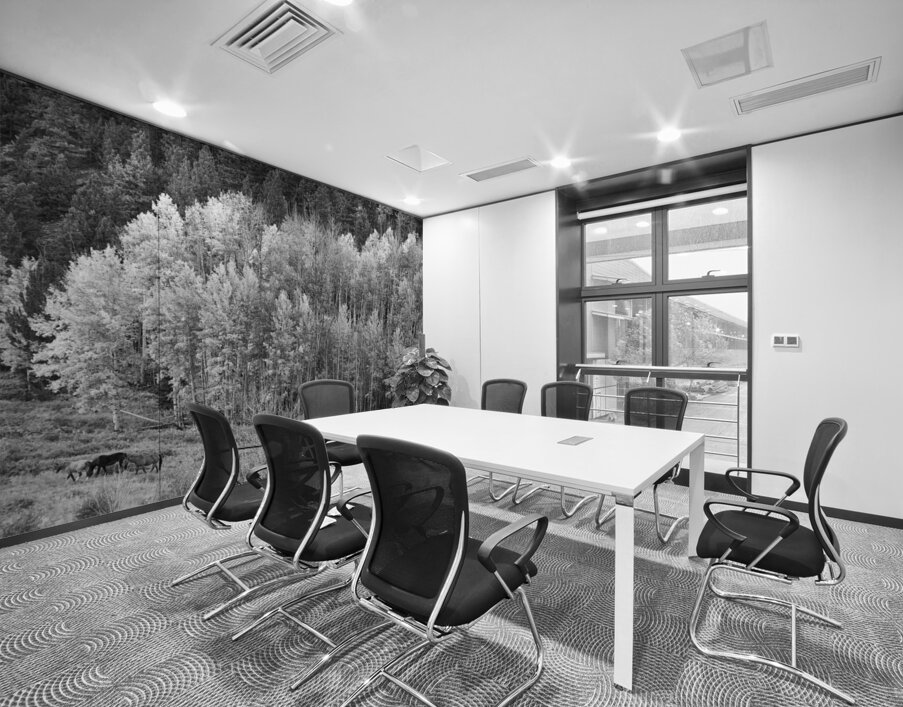 Autumn Grazing Horses Bonanza Wall Printing