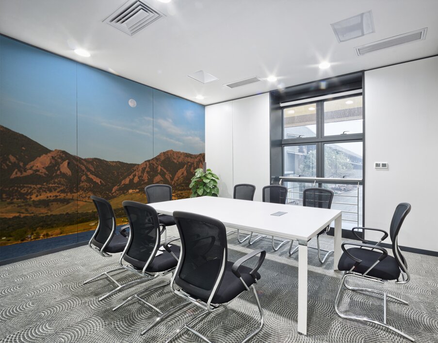 Full Moon Boulder Colorado Front Range Panorama Wall Printing