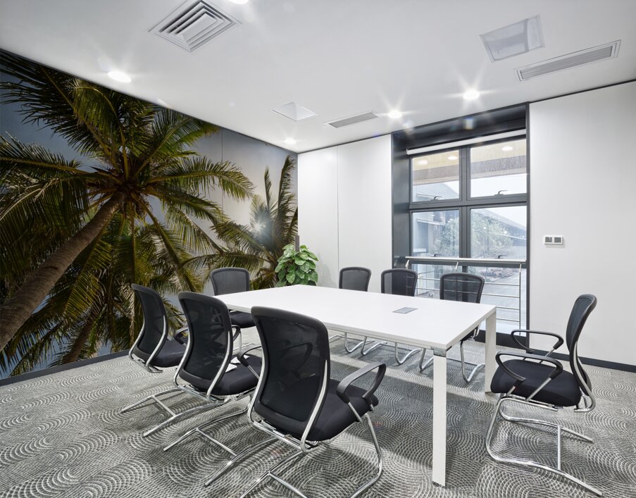 Tropical Sun Wall Printing