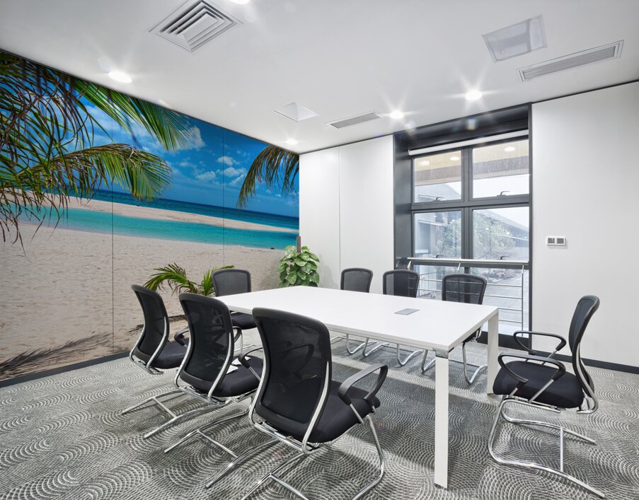 Tropical White Sand Beaches Vacation View Wall Printing