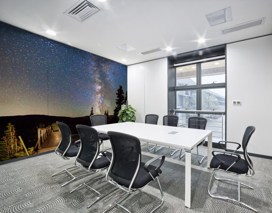 Walking Bridge to The Milky Way Wall Printing