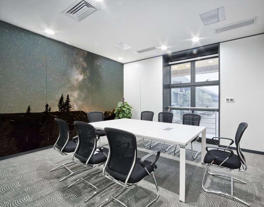 Rocky Mountain Night Wall Printing