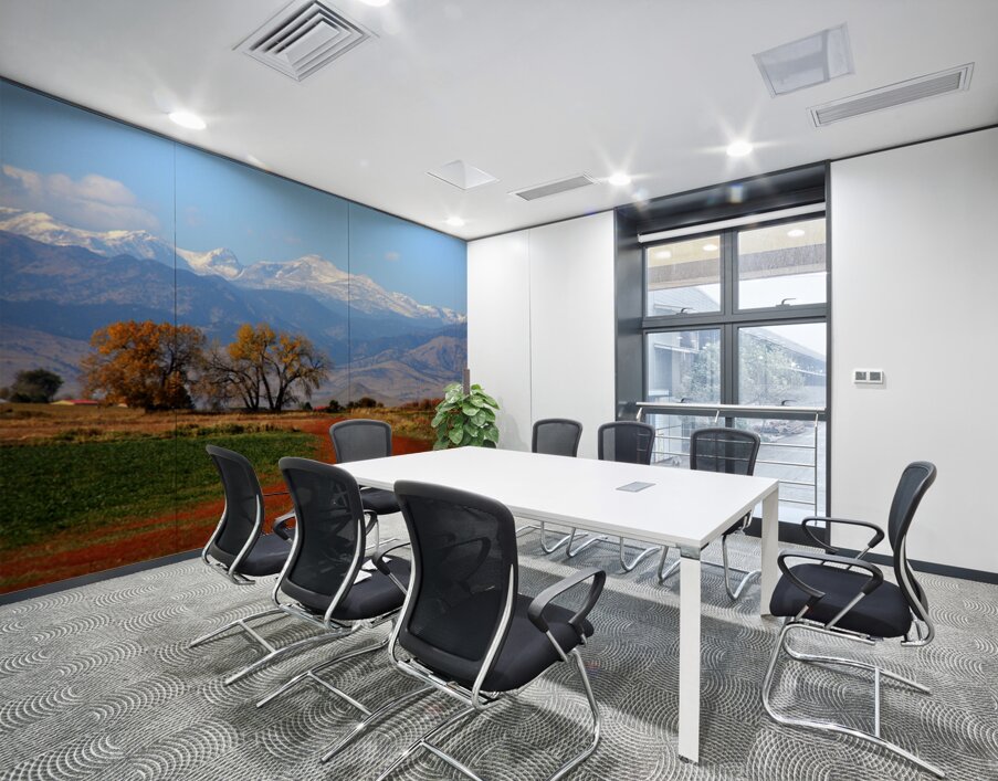 Boulder County Colorado landscape Red Road Autumn View Wall Printing