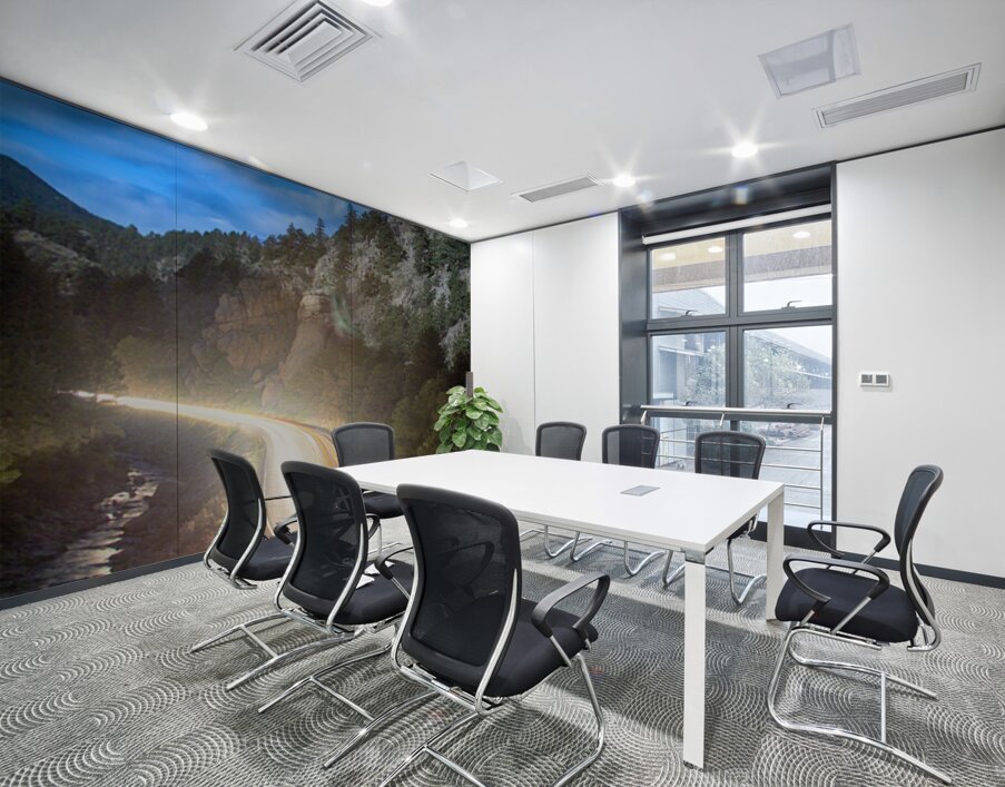 Boulder Canyon Neon Light  Wall Printing