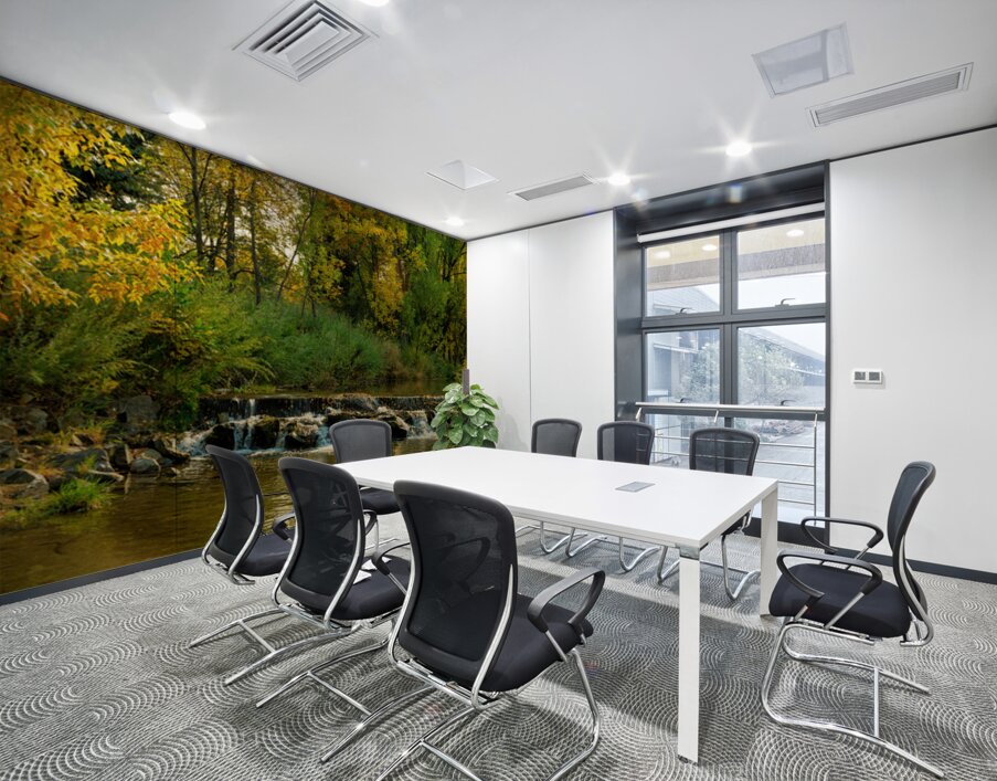 Lefthand Creek Longmont Autumn View Wall Printing