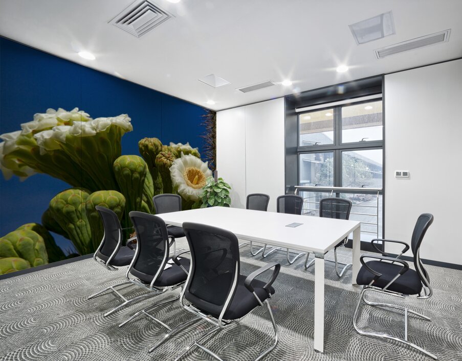 Saguaro Cactus Blooms Wall Printing