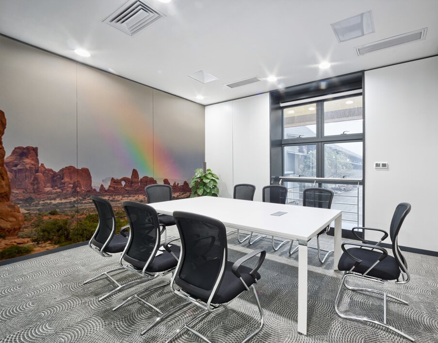 A Poetic Journey   Rainbow Over Arches National Park Wall Printing
