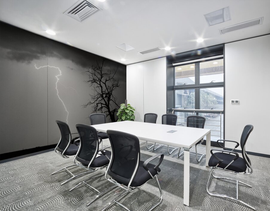 Lightning Strikes the Twisted Sentinel Tree Wall Printing