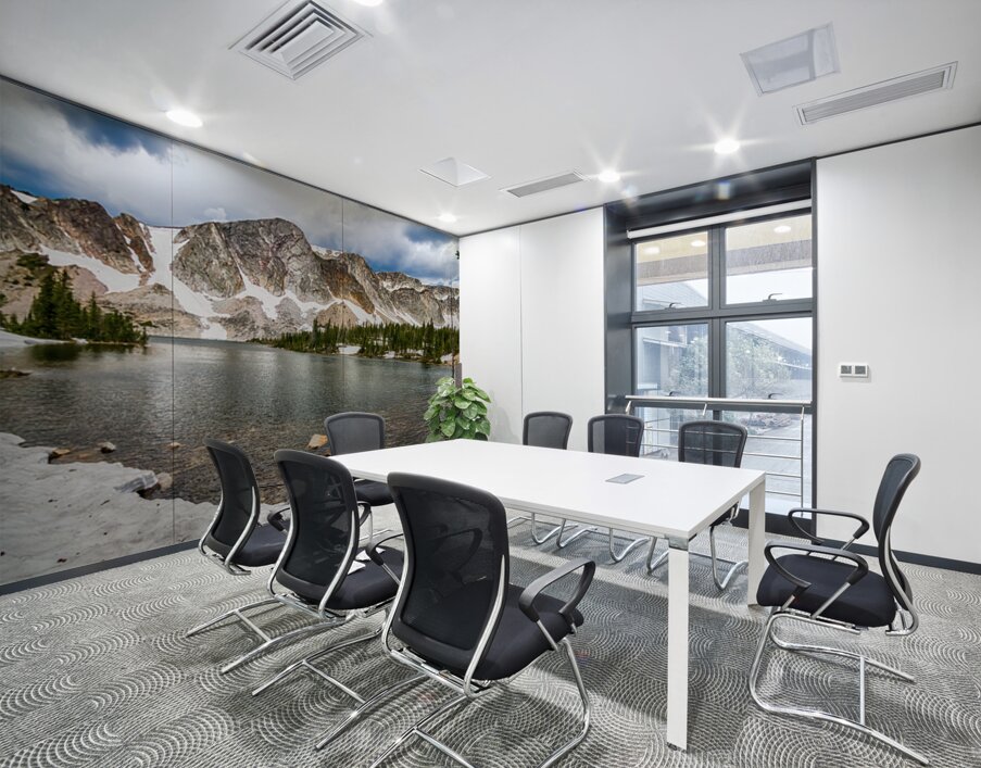 Mountain Majesty Medicine Bow Peak Reflection Wall Printing