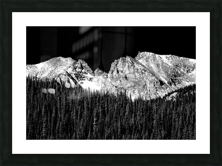 Continental Divide   Indian Peaks   Infrared Picture Frame print