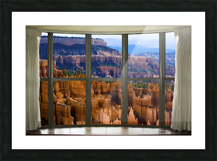Bryce Canyon Bay Window View Frame print