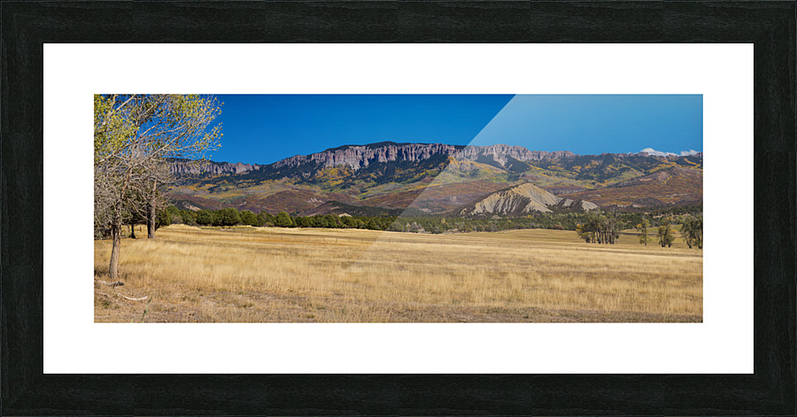 Telluride Panorama4 1  Framed Print Print