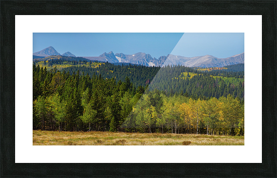 Colorado Indian Peaks Panorama 1  Framed Print Print