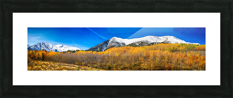 Colorado Rocky Mountain Independence Pass Pano  Framed Print Print
