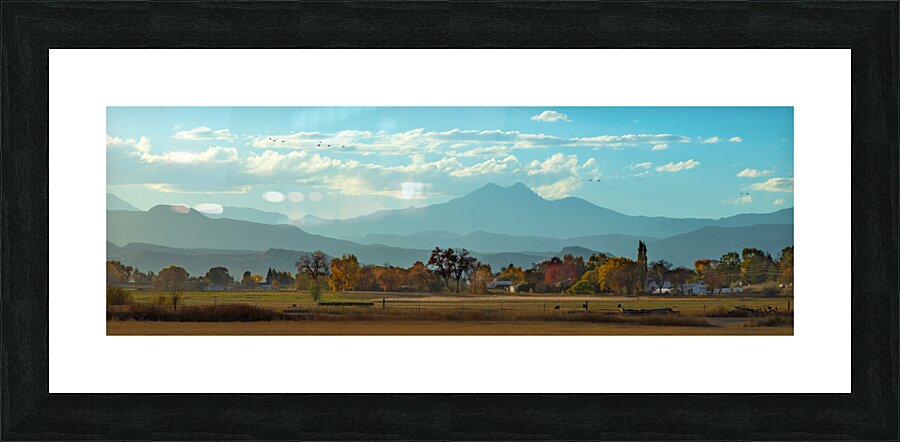 Autumns Embraces Colorado Rocky Mountain Majesty  Framed Print Print