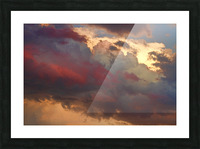 cloudscape sunset 46 Picture Frame print