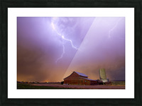 country stormy night Picture Frame print