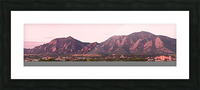 Flatiron First Light Panorama Boulder CO Picture Frame print