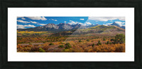 SW Autumn Colorado Rocky Mountains Panoramic Picture Frame print