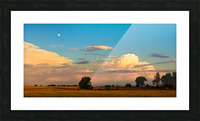 Thunderstorm  Front Moon Panoramic Picture Frame print