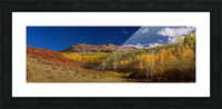 SW Rocky Mountain Autumn Panorama View Picture Frame print