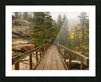 Bridge Into The Clouds 48x36 Picture Frame print