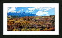 Colorado Painted Landscape Panorama PT2a Picture Frame print