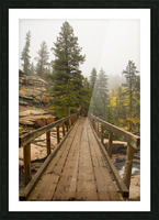 Bridge Into The Clouds Picture Frame print