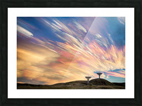 Sunset From Another Planet Picture Frame print