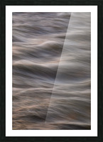 Flowing Creek Sunset Abstract Portrait Picture Frame print