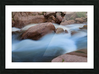 Misty Water Picture Frame print