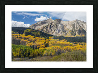 Rocky Mountain Autumn Season Colors Picture Frame print