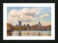 Denver Colorado Skyline Autumn View Picture Frame print