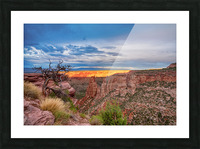 Colorado National Monument Burning Ridge  Picture Frame print