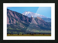 Boulder Flatirons Longs Peak Picture Frame print