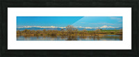 Colorado Rocky Mountain Front Range Panoramic Picture Frame print