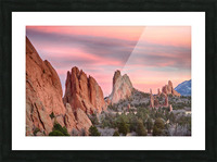 Colorado Garden of the Gods Sunset View 1 Picture Frame print