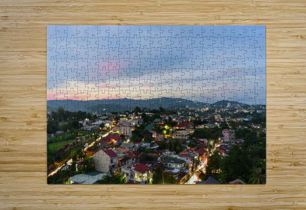 Cebu City Lights Timelapse Photography Stunning 156 Image Stack Bo Insogna Puzzle printing
