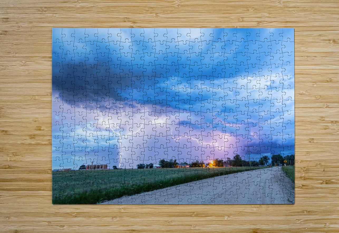 Chasing Fracking Lightning Storms Bo Insogna Puzzle printing