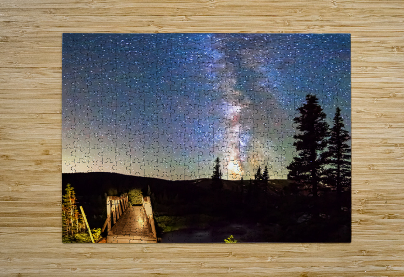 Walking Bridge to The Milky Way Bo Insogna Puzzle printing