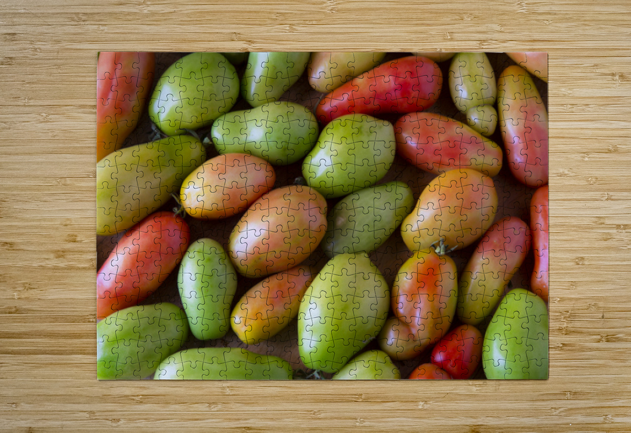 Harvests Bounty A Colorful Medley of Roma Tomatoes Bo Insogna Puzzle printing