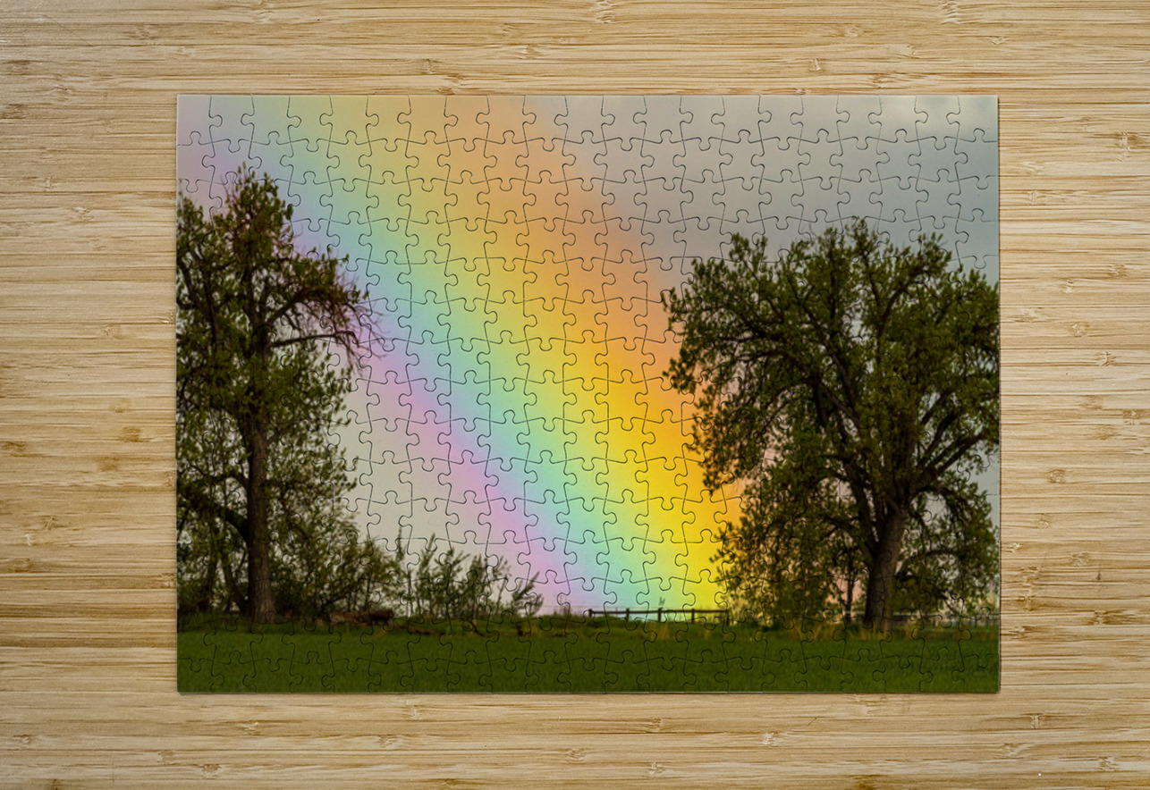 Where The Rainbow Meets The Earth Bo Insogna Puzzle printing