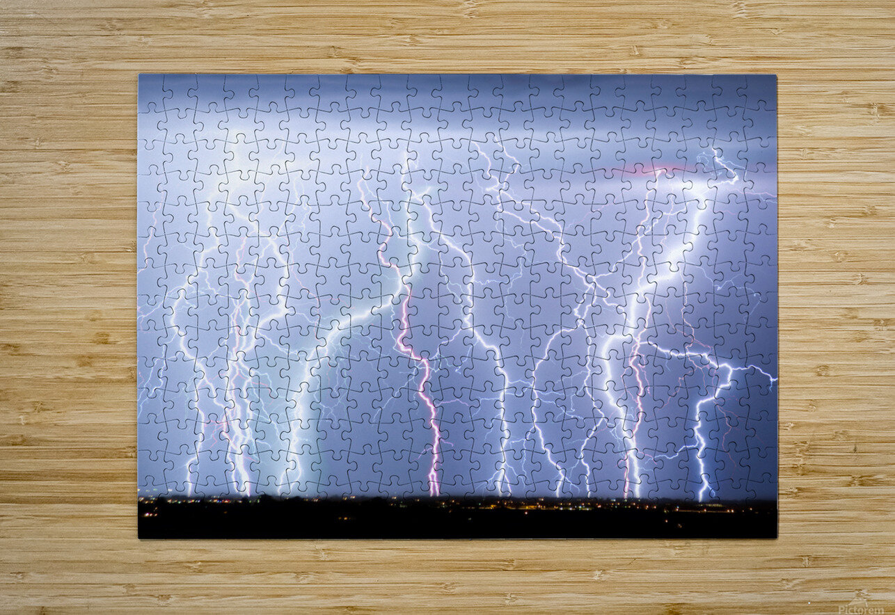 Electric Skies c Bo Insogna Puzzle printing
