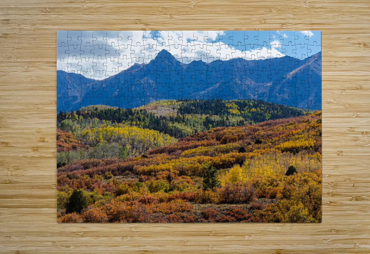 Colorado Color Bonanza  HD Metal print with Floating Frame on Back