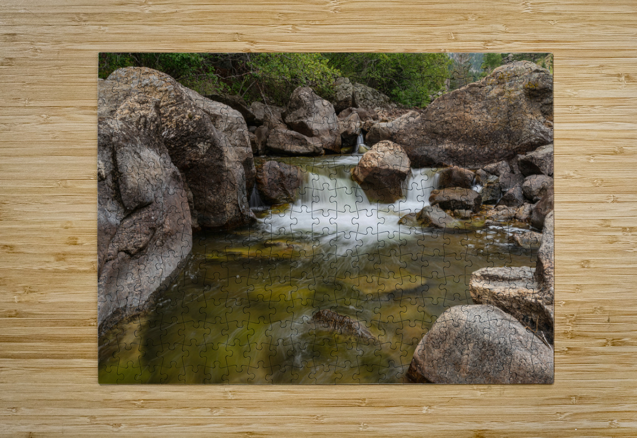 Boulder Canyon Paradise  HD Metal print with Floating Frame on Back