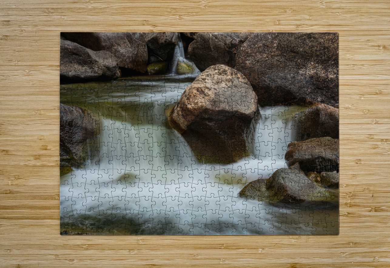 Boulder Creek Splashdown  Impression métal HD avec cadre flottant sur le dos