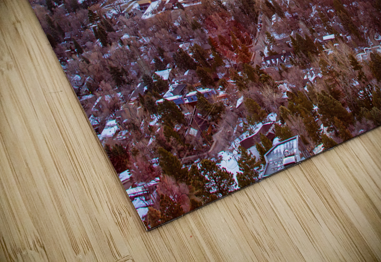 Winter Morning Sunrise Over Boulder Colorado University Bo Insogna Puzzle