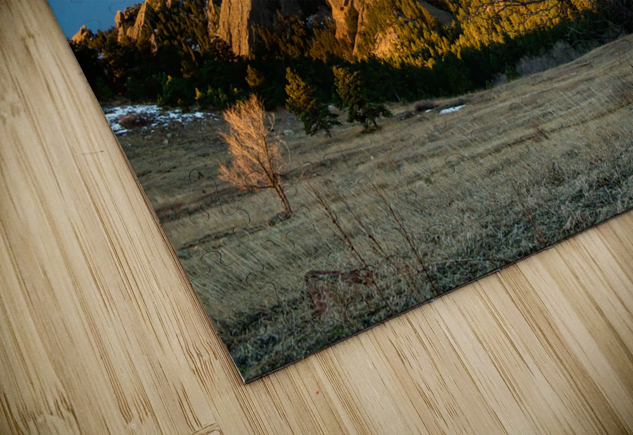Boulder Colorado Flatirons Early Morning Light Bo Insogna Puzzle