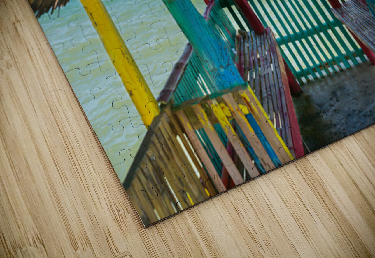 Sunlit Painted Frame Sea Gateway Bo Insogna Puzzle