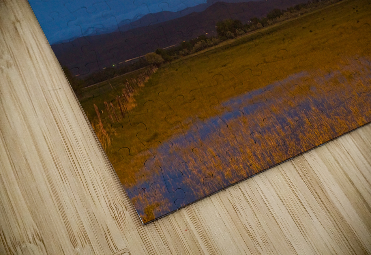 Lightning Striking Longs Peak Foothills 8 Bo Insogna Puzzle